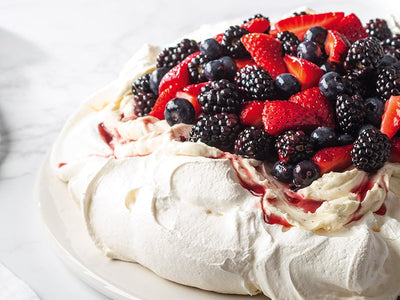 Vanilla Berry Pavlova