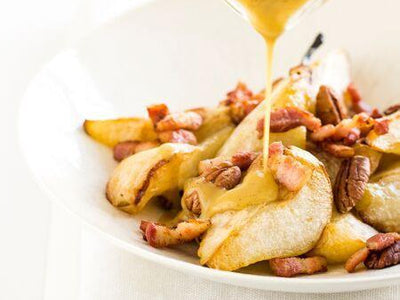 Roasted Pear, Bacon and Pecan Salad